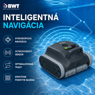 BWT ES Echo – inteligentná navigácia bazénového robota