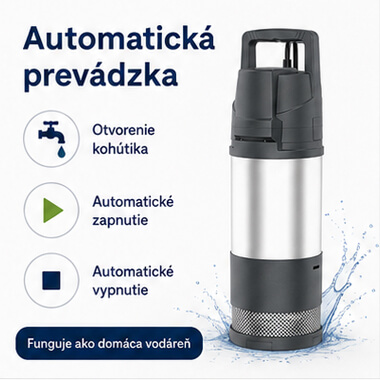Automatická prevádzka čerpadla LEO LKS-1102SE
