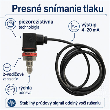 Použitie a montáž tlakového senzora Coelbo G 1/4 palca