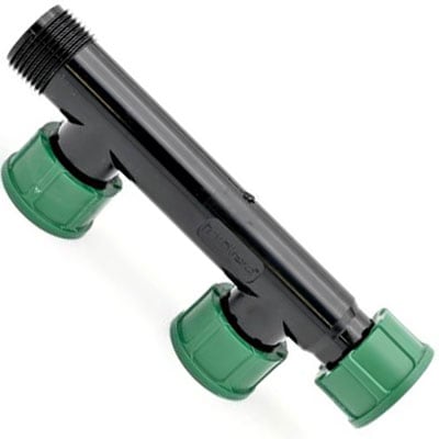 Irritec PVC holendrový 2-T kus 1" M x F x F, PN10
