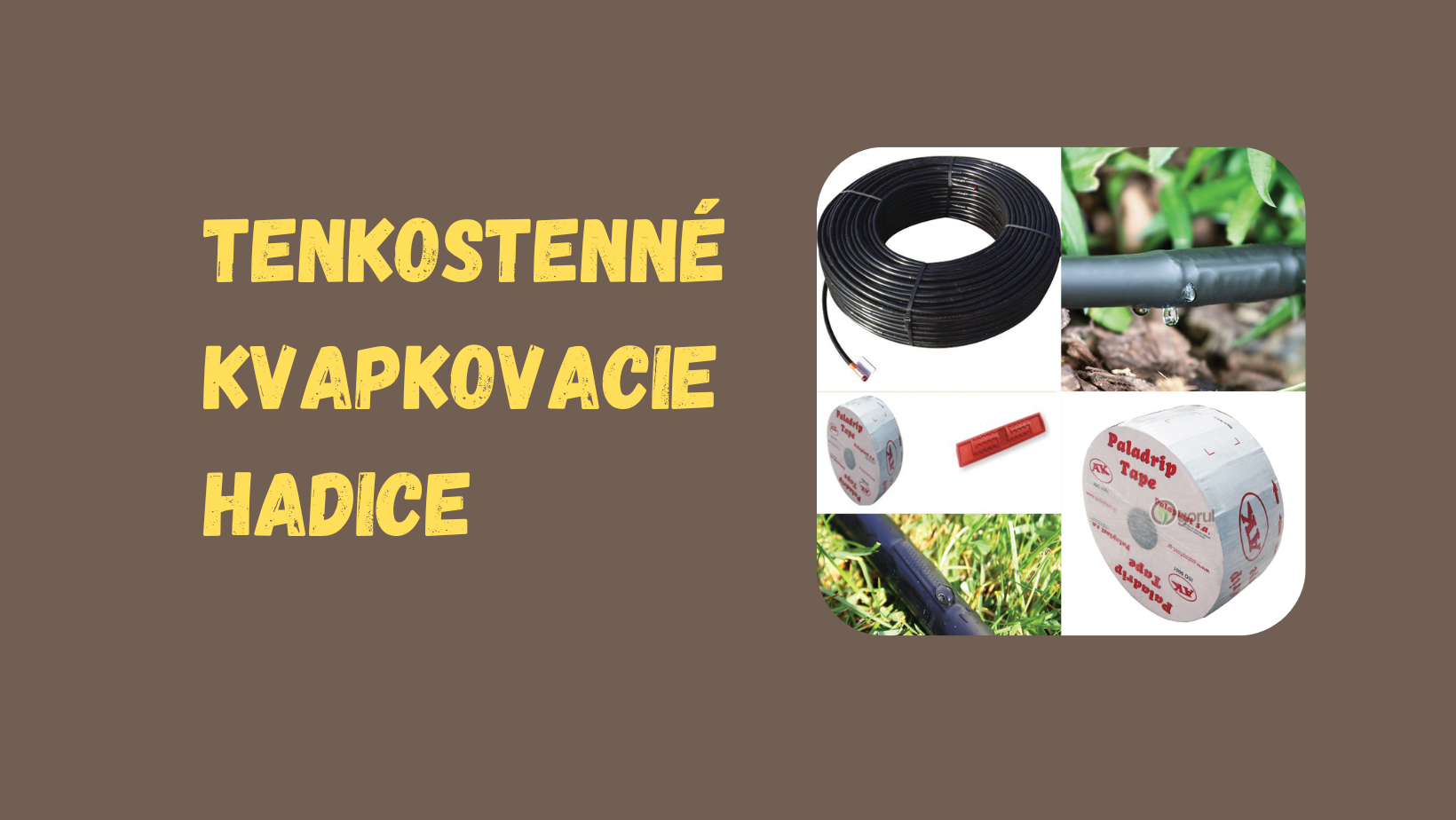 Lacno, rýchlo a presne: Tenkostenné kvapkové hadice pre zeleninu aj veľké polia