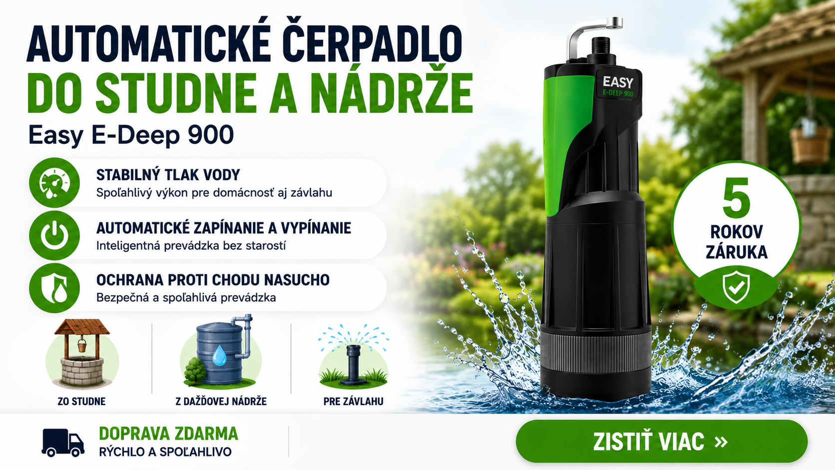 čerpadlo easy edeep 900