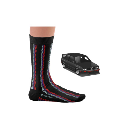 Heel Tread ponožky BMW M3 E30 (M-Tech)