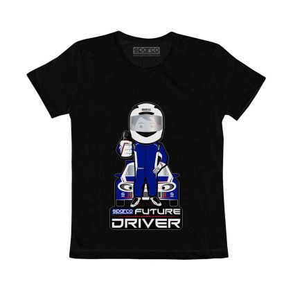 Sparco dětské tričko Future Driver černá