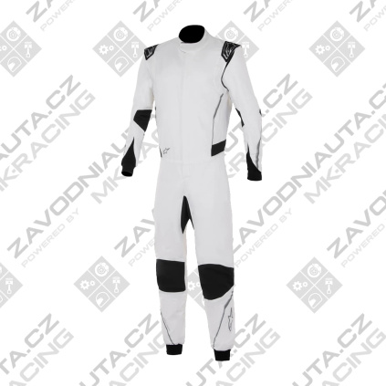 Alpinestars závodní kombinéza Hypertech V3 bílá/černá/stříbrná
