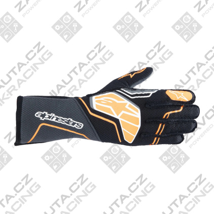Alpinestars rukavice Tech-1 ZX v4 FIA/SFI černá/oranžová