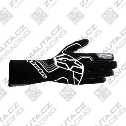 Alpinestars rukavice Tech-1 Race v4 FIA/SFI černá/šedá