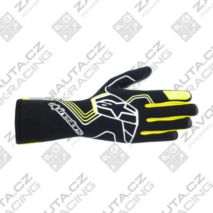 Alpinestars závodní rukavice Tech-1 Race V4 černá/žlutá