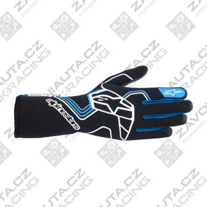 Alpinestars rukavice Tech-1 Race v4 FIA/SFI černá/modrá