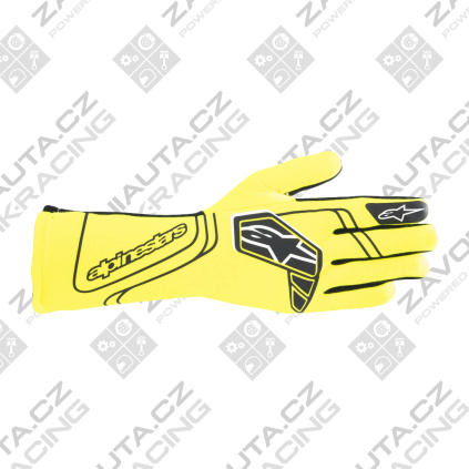 Alpinestars závodní rukavice Tech-1 Start V4 žlutá