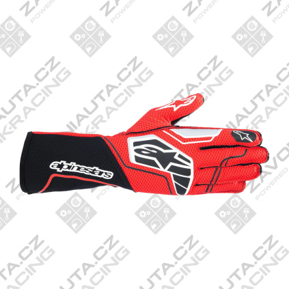 Alpinestars rukavice Tech-1 KX v4 - FIA 8877-2022 - černá/červená