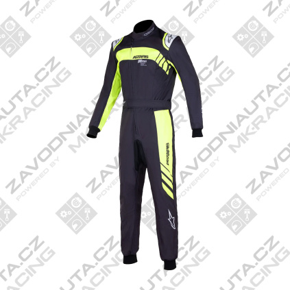 Alpinestars dětská kombinéza KMX-9 v3 S Graphic 3 - FIA 8877-2022 - černá/žlutá