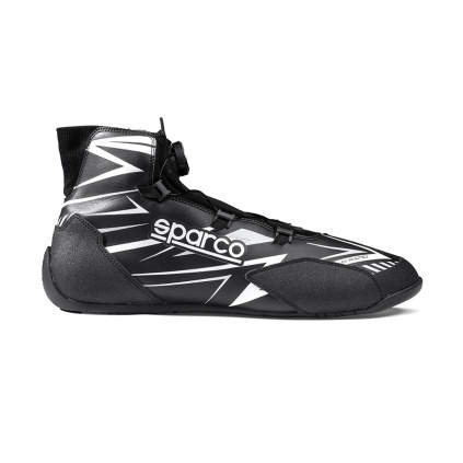 Sparco kartingové boty K-Rapid Rotor černá/bílá - pravá strana