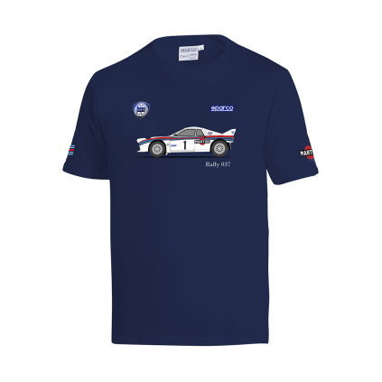 Sparco pánské tričko Martini Racing Lancia 037 - přední strana