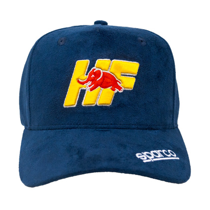 Sparco kšiltovka Yellow Lancia HF modrá/žlutá - přední strana