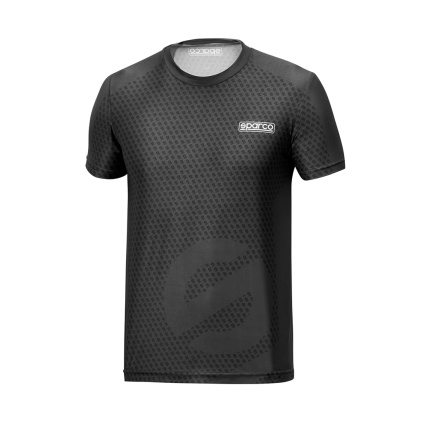 Sparco pánské tričko černá - přední strana