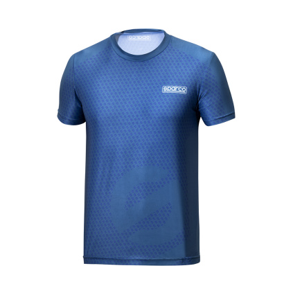 Sparco pánské tričko modrá - přední strana