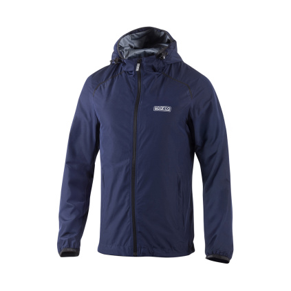 Sparco pánská bunda Windbreaker modrá - přední strana