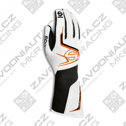 Sparco rukavice Tide K bílá/oranžová