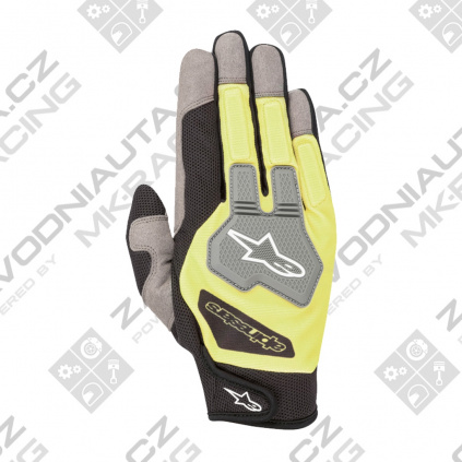 Alpinestars pracovní rukavice černá/žlutá
