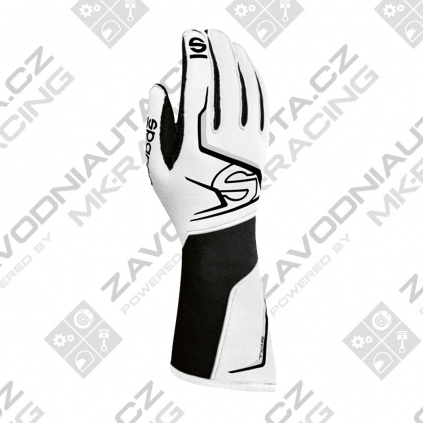 Sparco rukavice Tide bílá/černá