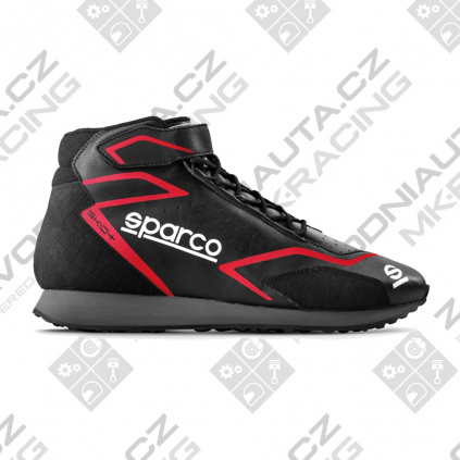 Sparco boty pro spolujezdce/mechaniky Skid+ (FIA) černá/červená