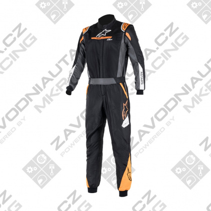 Alpinestars kombinéza Atom Graphic černá/oranžová