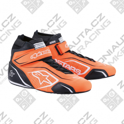 Alpinestars závodní boty Tech-1 T V3 oranžová/černá