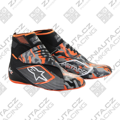 Alpinestars boty Tech-1 KZ v2 černá/oranžová (maskáčová)
