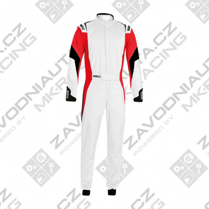 Sparco kombinéza Competition bílá/červená