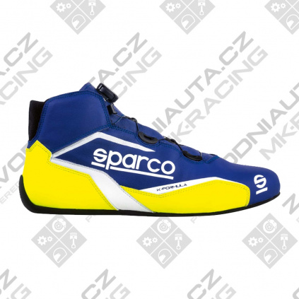 Sparco boty K-Formula modrá/žlutá