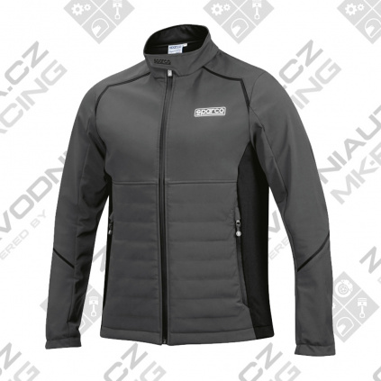 Sparco bunda Softshell šedá/černá