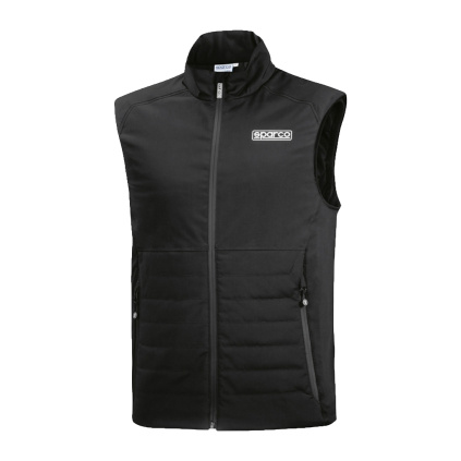 Sparco pánská vesta černá - přední strana