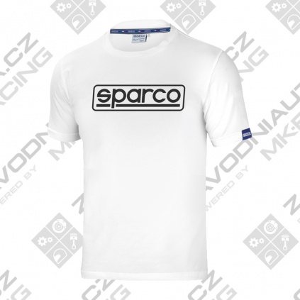 Sparco tričko Frame bílá