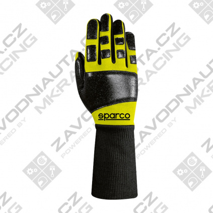 Sparco rukavice R-Meca FIA černá/žlutá