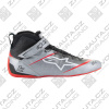 Alpinestars boty Tech-1 Z v3 stříbrná/černá/červená