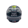 Stilo mini přilba Lance Stroll - Aston Martin F1 2024 - zadní strana