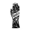 Sparco kartingové rukavice K-Rookie černá/bílá - svršek