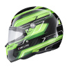 Stilo kartingová uzavřená přilba ST6 CMR Carbon Lite Graphic zelená - levá strana