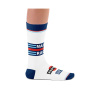 Sparco ponožky Martini Racing Iconic Design 2 bílá/modrá - pravá