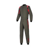 Alpinestars závodní kombinéza GP Race V3 antracitová/červená - přední strana
