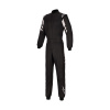 Alpinestars závodní kombinéza GP Race V3 černá/stříbrná - přední strana
