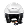 Sparco závodní přilba Flux RJ-I bílá/černá - přední strana