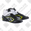 Alpinestars boty Tech-1 K v2 černá/bílá/žlutá