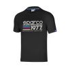 Sparco pánské tričko 1977 černá