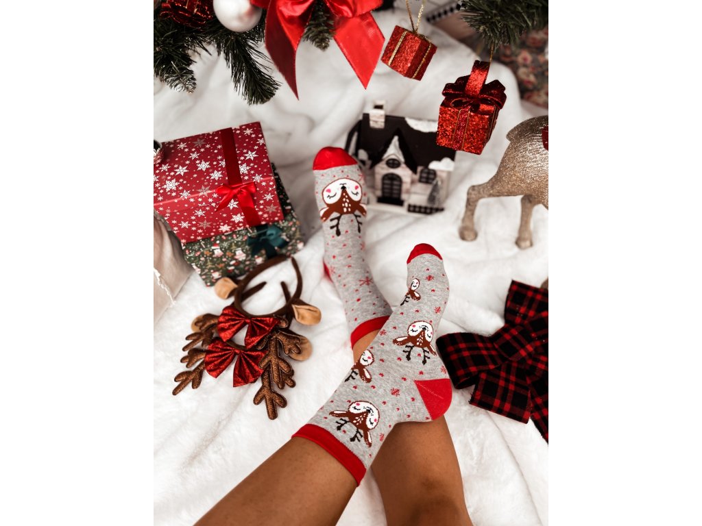Dámské vánoční ponožky typ 7