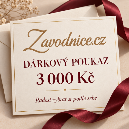 Dárkový poukaz v hodnotě 3000 Kč