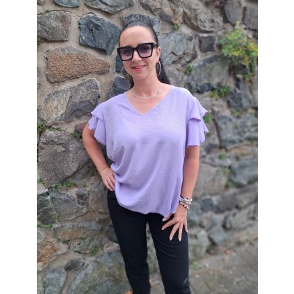 plussize halenka lila