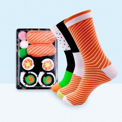 ponožky sushi v dárkovém balení