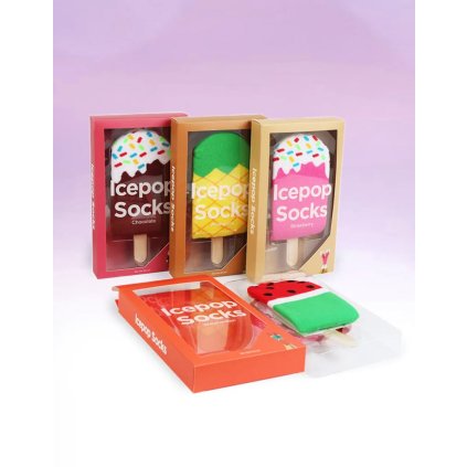 ponožky zabalené jako zmrzlina unisex